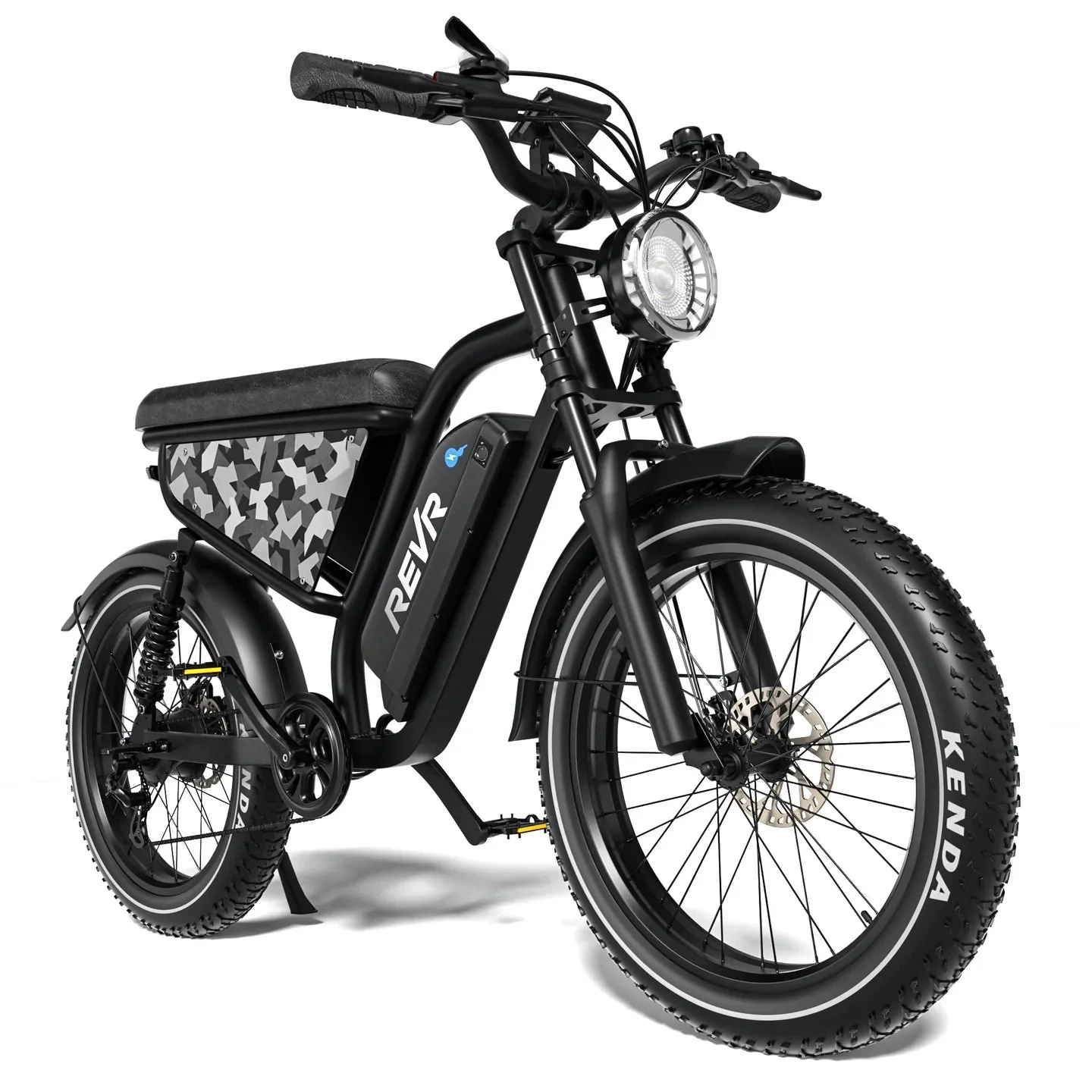 REVR V5 Pro Off-Road Electric Bike for Adults Black - Image 5